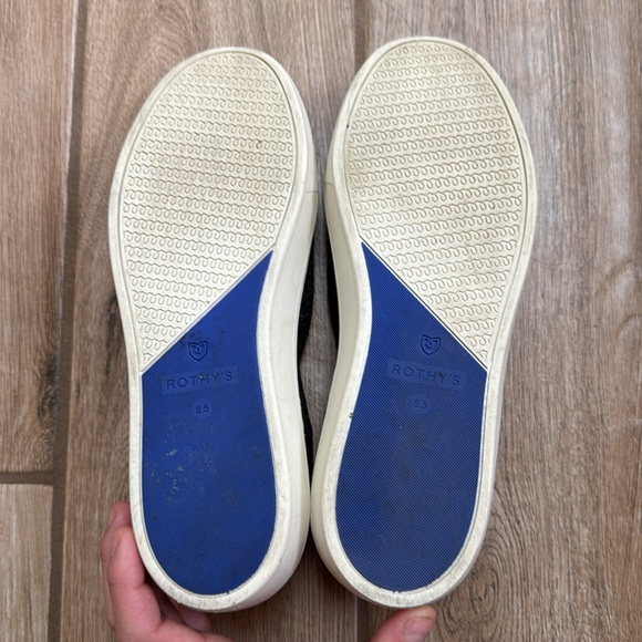 Rothy’s The Original Slip-on Sneaker Espresso Shot Brown Cheetah Print Sz 8.5 - Picture 7 of 9